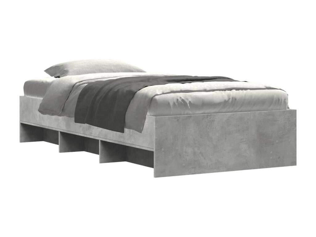 Gray Engineered Wood Mattress, 75 x 190 cm