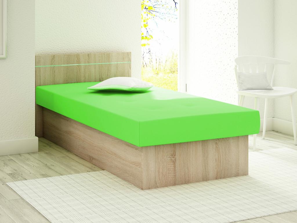 Green Bed, 80 x 192 x 68 cm