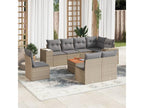 Beige Woven Resin Wicker Outdoor Furniture Set - dlz1766460984234