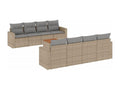 Beige Woven Resin Wicker Outdoor Furniture Set - dlz1766461364611