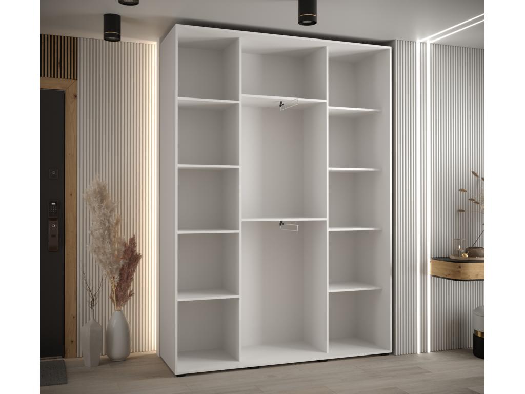 Black Wardrobe, 190 x 45 x 235.2 cm