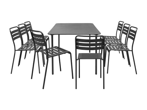 Anthracite Metal Table