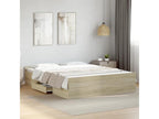 Brown Oak Wood Mattress, 140 x 200 cm