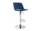 Blue Metal Chair, 42 x 46 x 86 cm