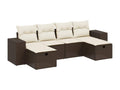 Brown Woven Resin Wicker Outdoor Furniture Set - dlz1766461835628