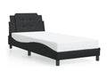 Black Faux Leather Mattress, 80 x 200 cm