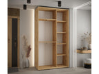 Black Wardrobe, 130 x 45 x 235.2 cm