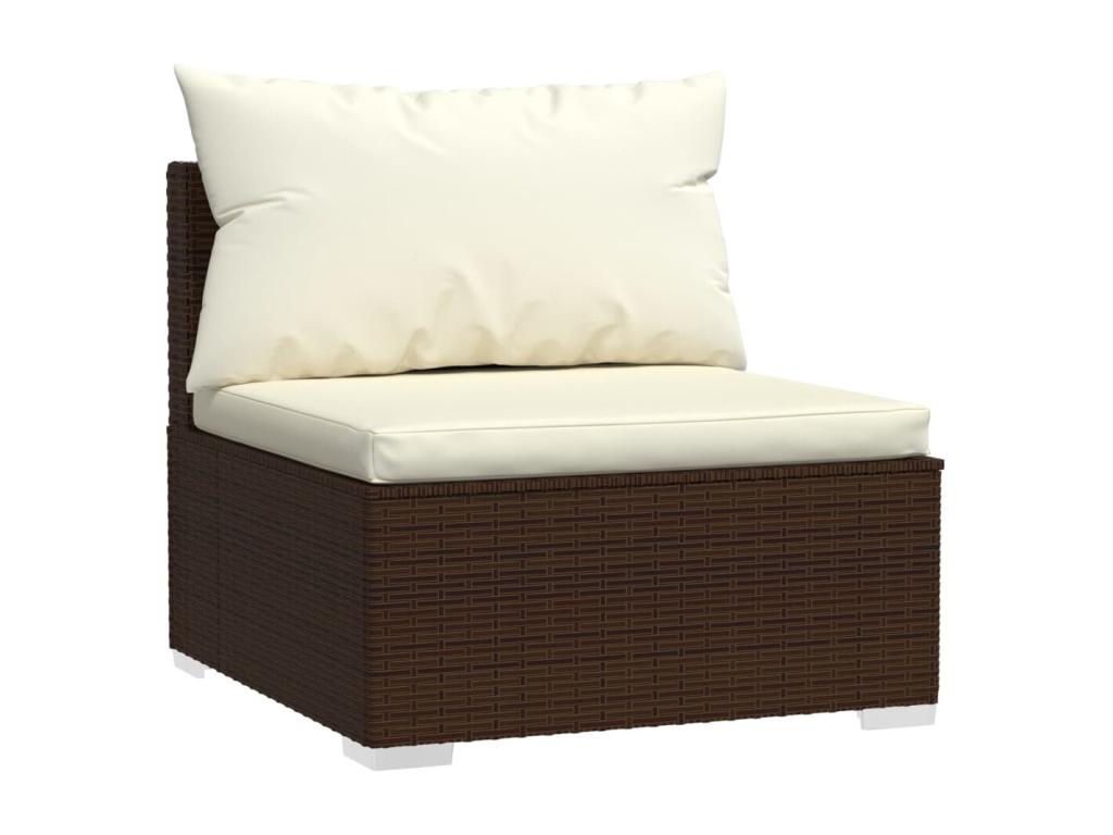 Brown Woven Resin Wicker Outdoor Furniture Set