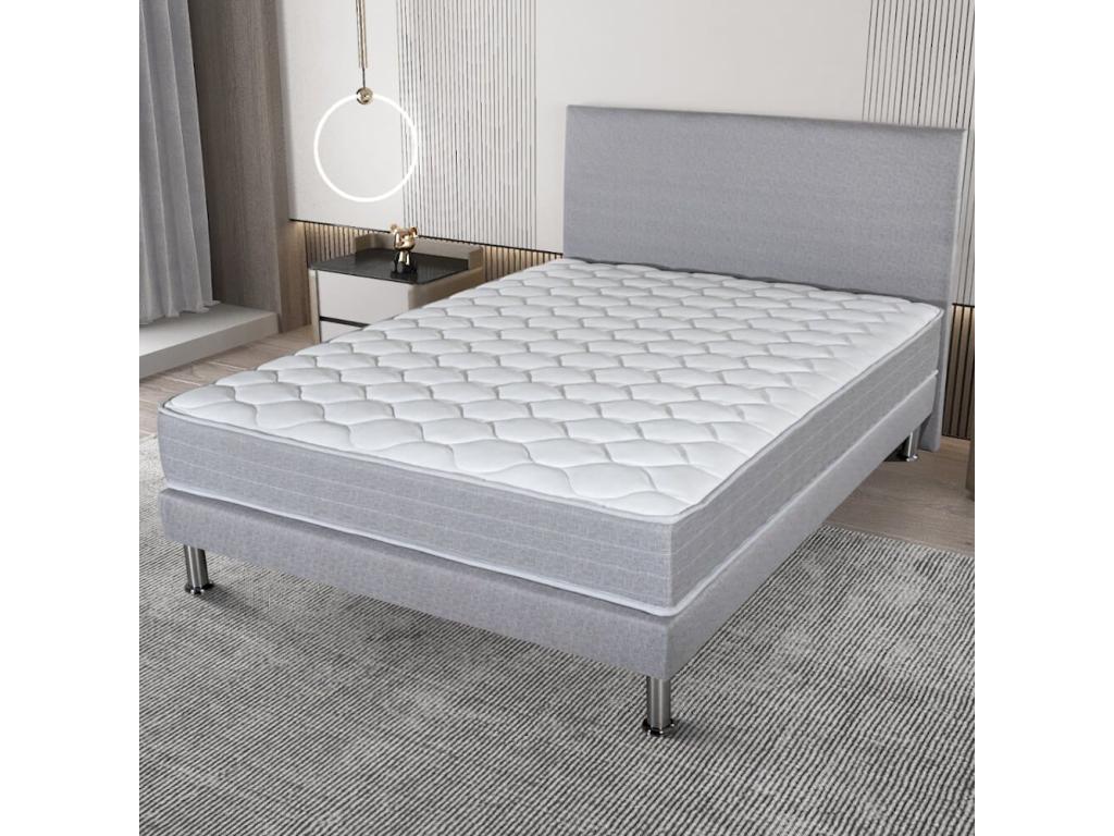 White Iron Mattress, 160 x 200 cm