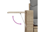 Beige Woven Resin Wicker Outdoor Furniture Set - dlz1766461757722