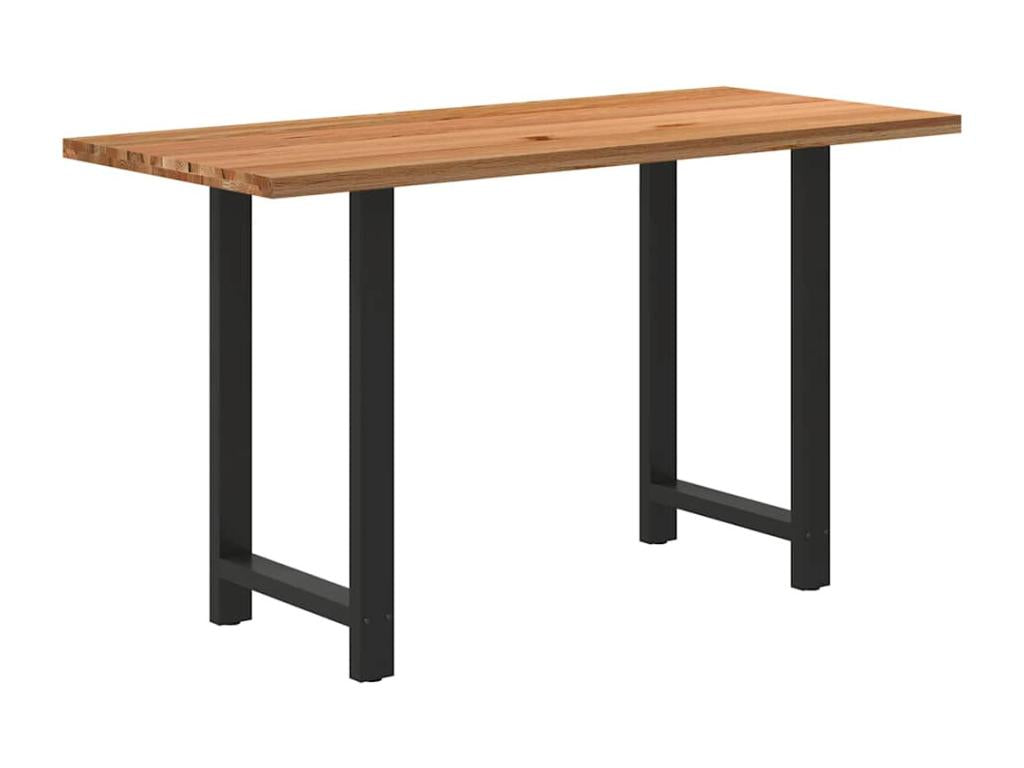 Brown Oak Wood Dining Table - dlz1766461232199