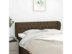 Brown Fabric Bed, 163 x 23 x 78 cm