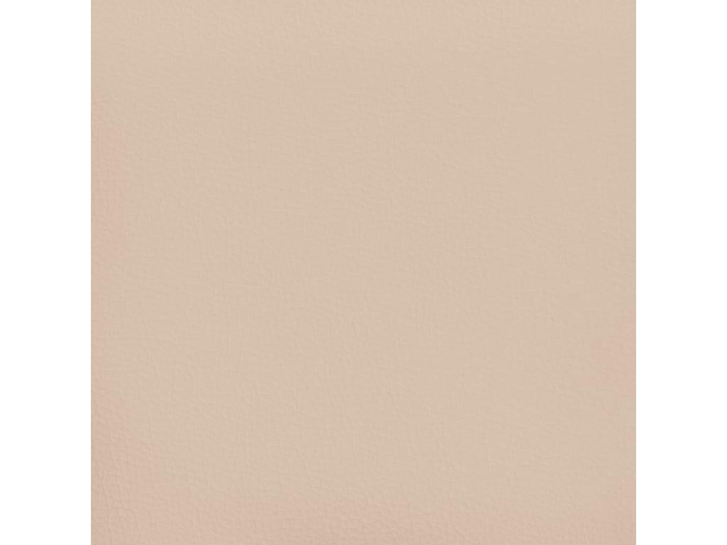 Brown Faux Leather Bed, 100 x 5 x 78 cm