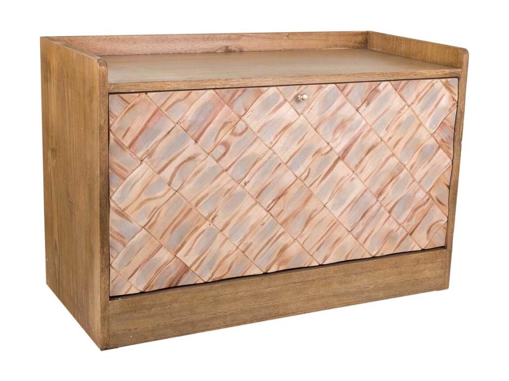 Brown Bench, 80 x 38 x 53 cm