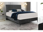 Anthracite Velvet Mattress, 140 x 200 cm