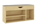 Natural Oak Wood Bench, 104 x 30 x 49 cm