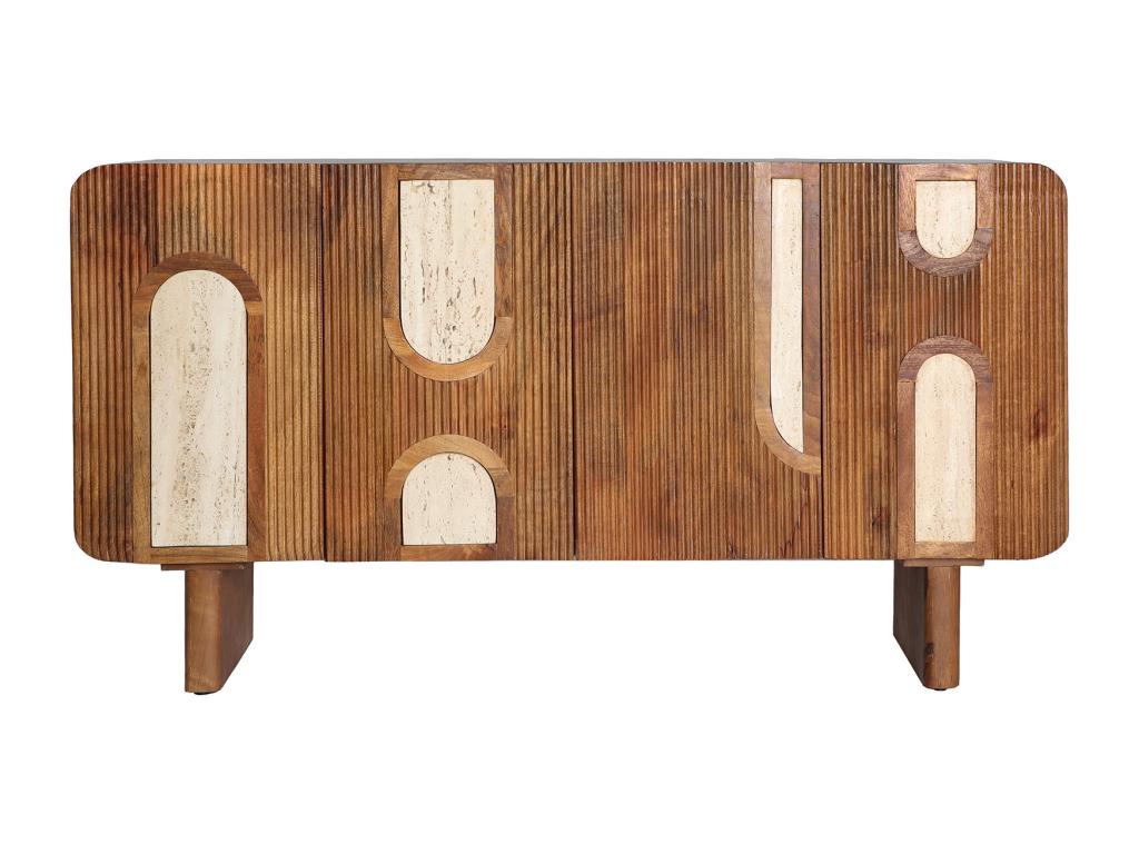 Brown Sideboard, 146 x 39 x 81 cm