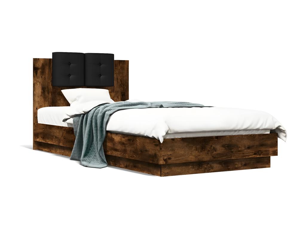 Brown Oak Wood Mattress, 100 x 200 cm