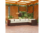 Brown Woven Resin Wicker Outdoor Furniture Set - dlz1766461793816