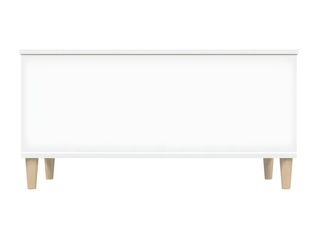 White Engineered Wood Coffee Table, 90 x 44.5 x 45 cm