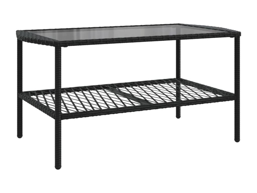 Black Woven Resin Wicker Outdoor Furniture Set - dlz1766461106566