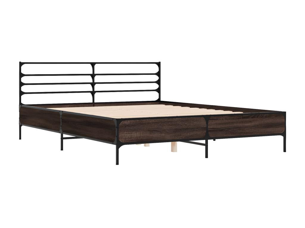Brown Oak Wood Mattress, 150 x 200 cm