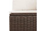 Brown Woven Resin Wicker Outdoor Furniture Set - dlz1766461132674