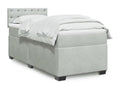 Gray Velvet Mattress, 90 x 190 cm