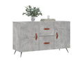 Gray Engineered Wood Sideboard, 100 x 36 x 60 cm