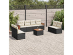 Black Woven Resin Wicker Outdoor Furniture Set - dlz1766461301703