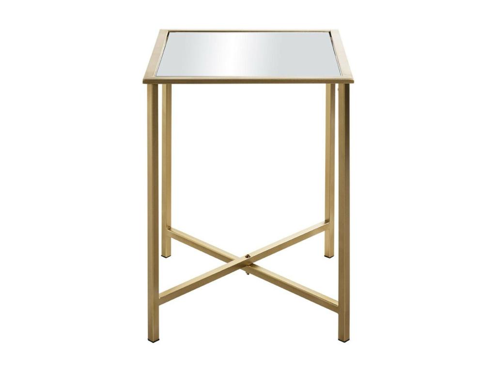 Gold Metal Side Table