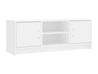 White Engineered Wood TV Stand, 102 x 30 x 37.5 cm