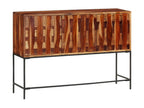 Brown Solid Wood Sideboard, 110 x 28 x 76 cm
