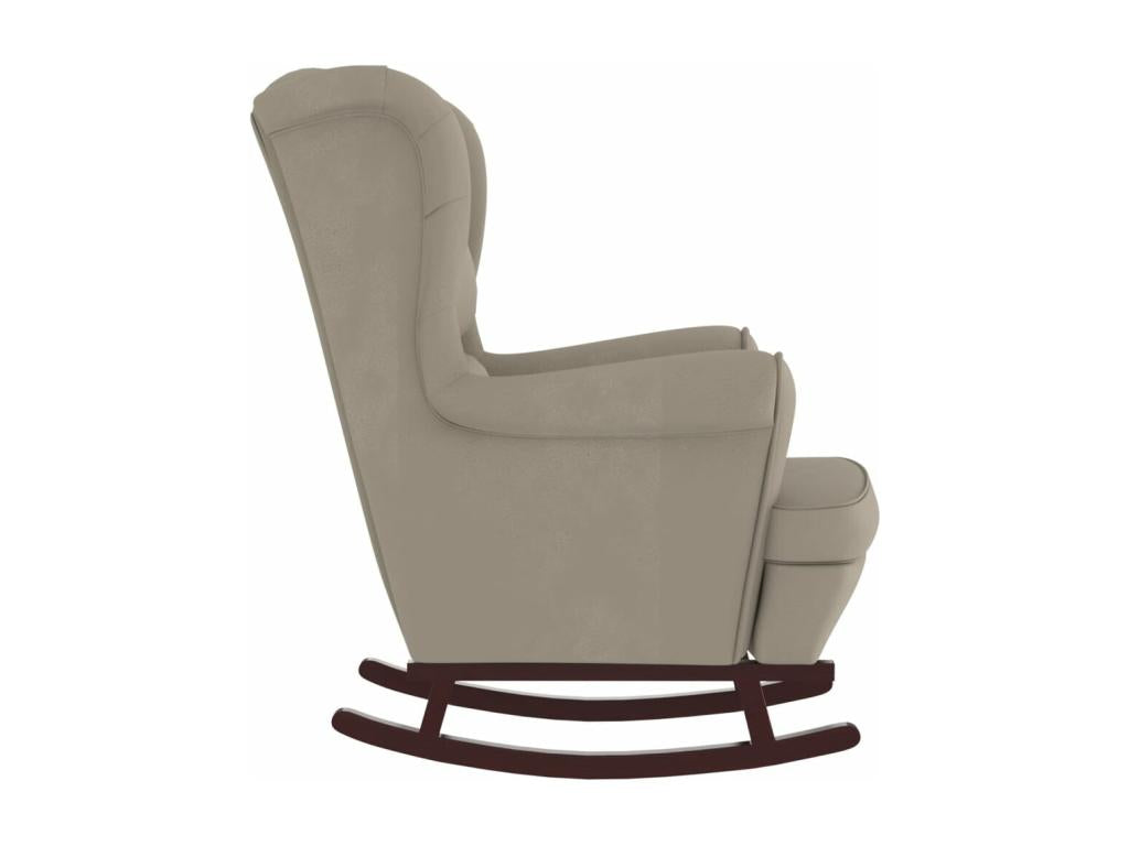 Gray Velvet Accent Chair