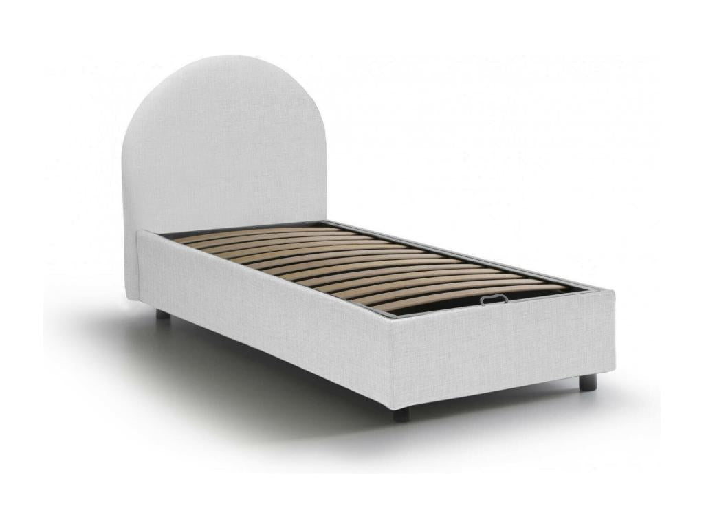 White Fabric Mattress, 80 x 190 cm