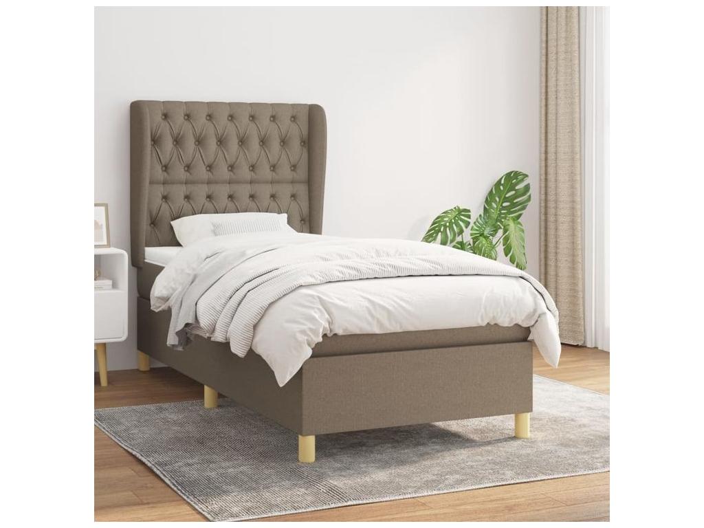 White Fabric Mattress, 90 x 200 cm