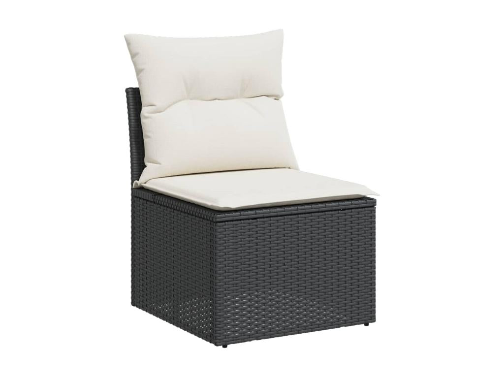 Black Woven Resin Wicker Outdoor Furniture Set - dlz1766461467762