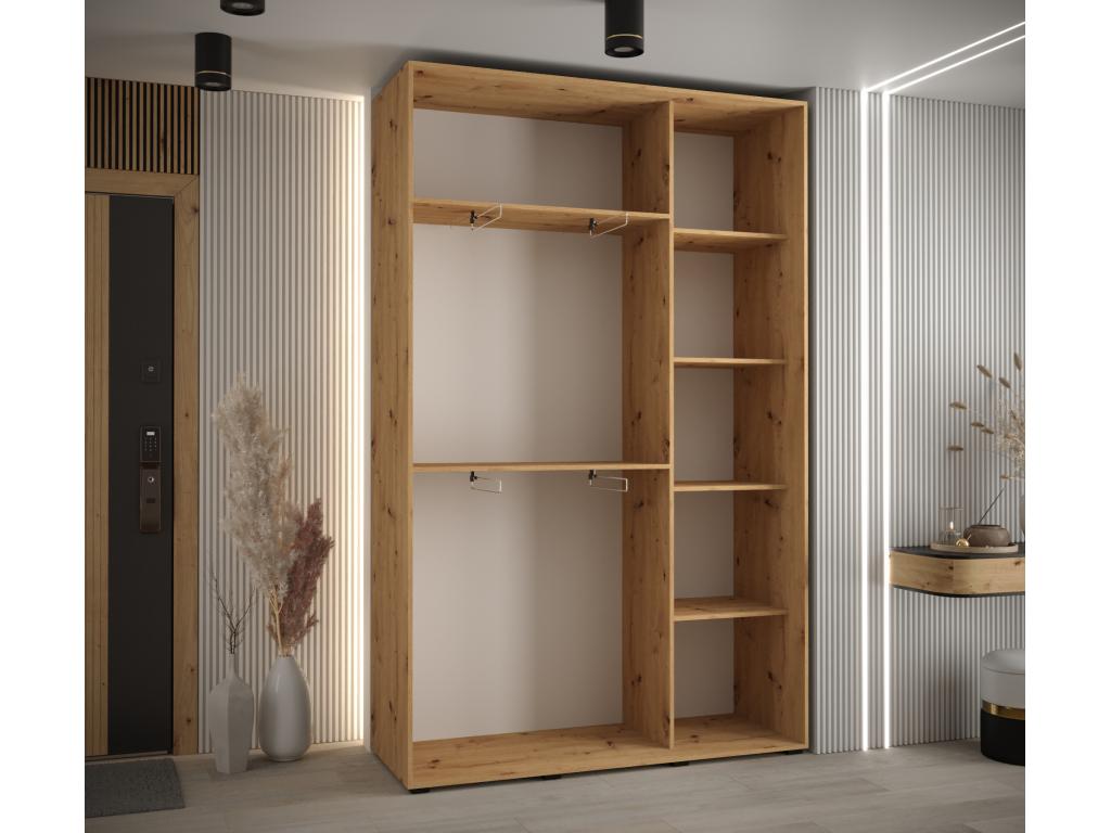 Black Wardrobe, 150 x 45 x 235.2 cm