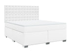 White Faux Leather Mattress, 180 x 200 cm