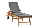 Brown Lounge Chair, 195 x 59.5 x 52.5 cm