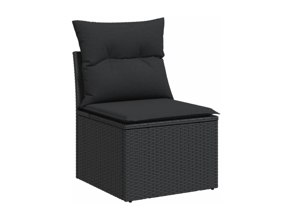 Black Woven Resin Wicker Outdoor Furniture Set - dlz1766461272871