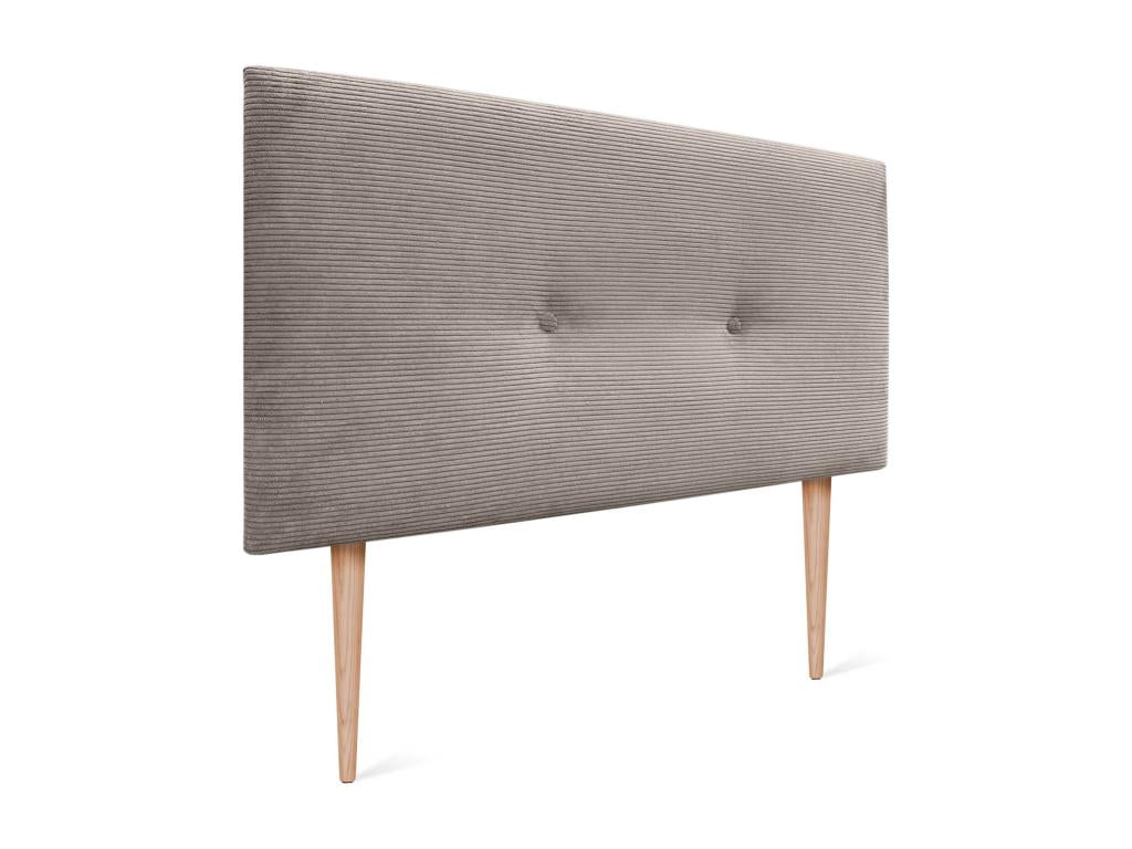 Brown Velvet Bed, 135 x 140 x 120 cm