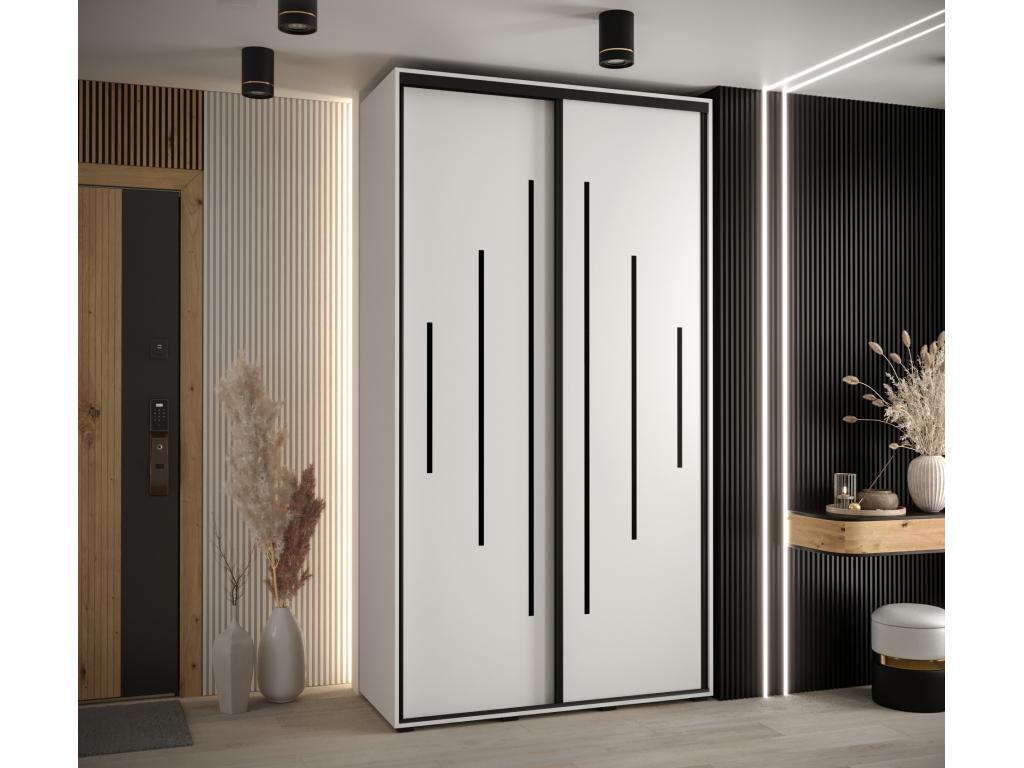 Black Wardrobe, 130 x 60 x 235.2 cm