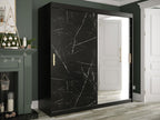 Black Marble Wardrobe, 200 x 200 x 62 cm
