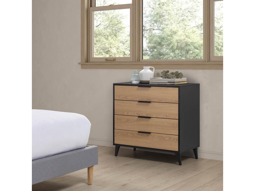 Black Oak Wood Dresser