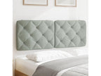 Gray Velvet Bed