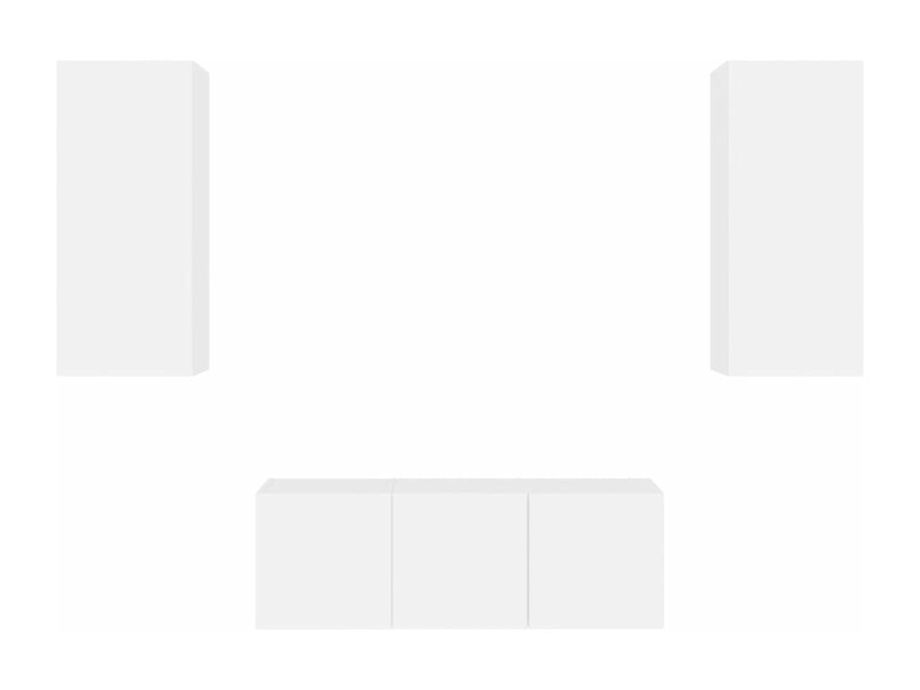 White Engineered Wood Home Furniture