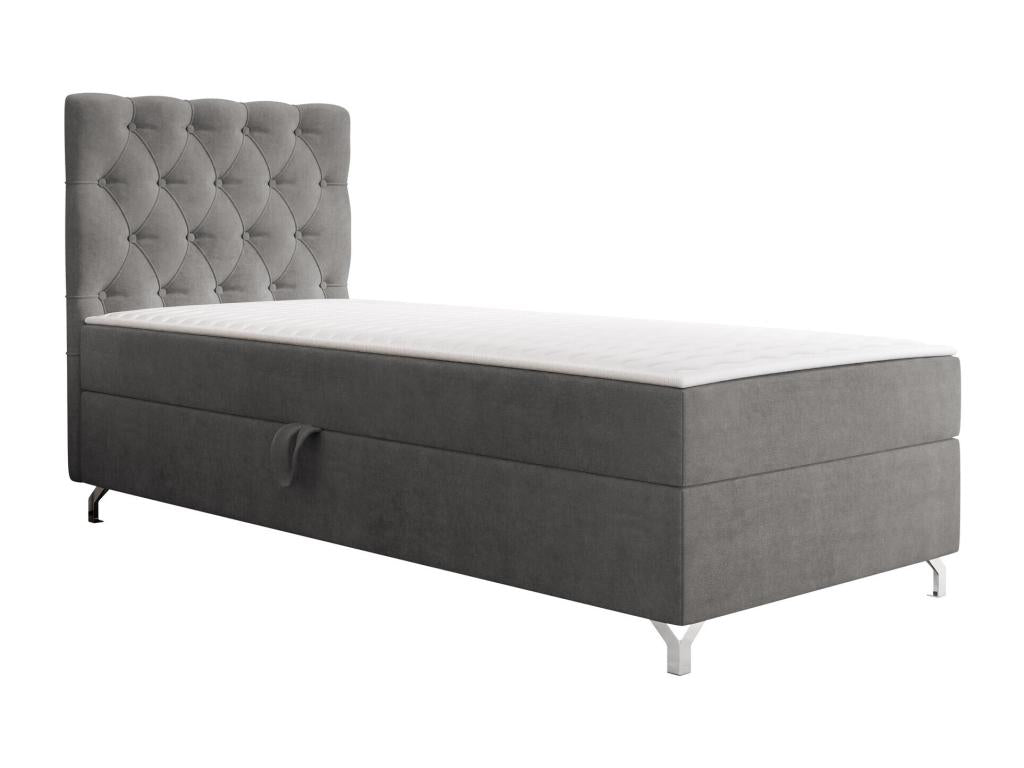 Gray Bed, 80 x 207 x 114 cm