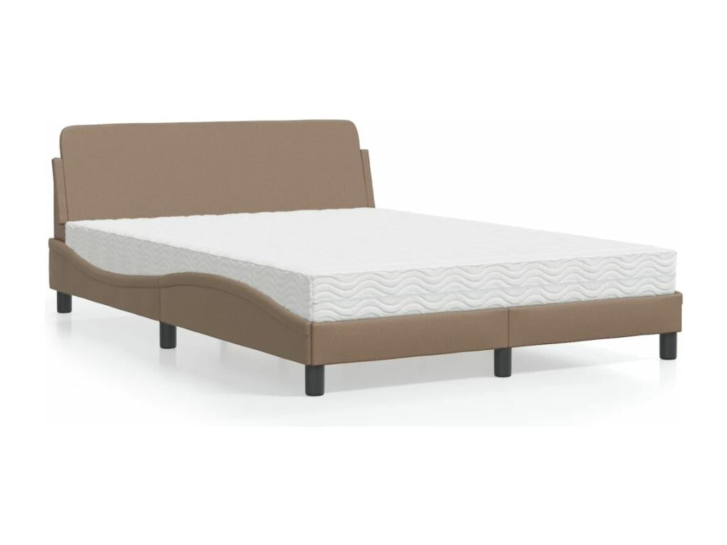 Brown Faux Leather Mattress, 140 x 200 cm