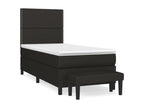 Black Fabric Mattress, 90 x 190 cm